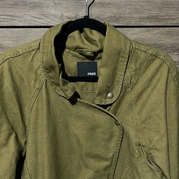 Aritzia | Wilfred Free | Rayder Linen Blend Jacket Size L - Picture 2 of 5